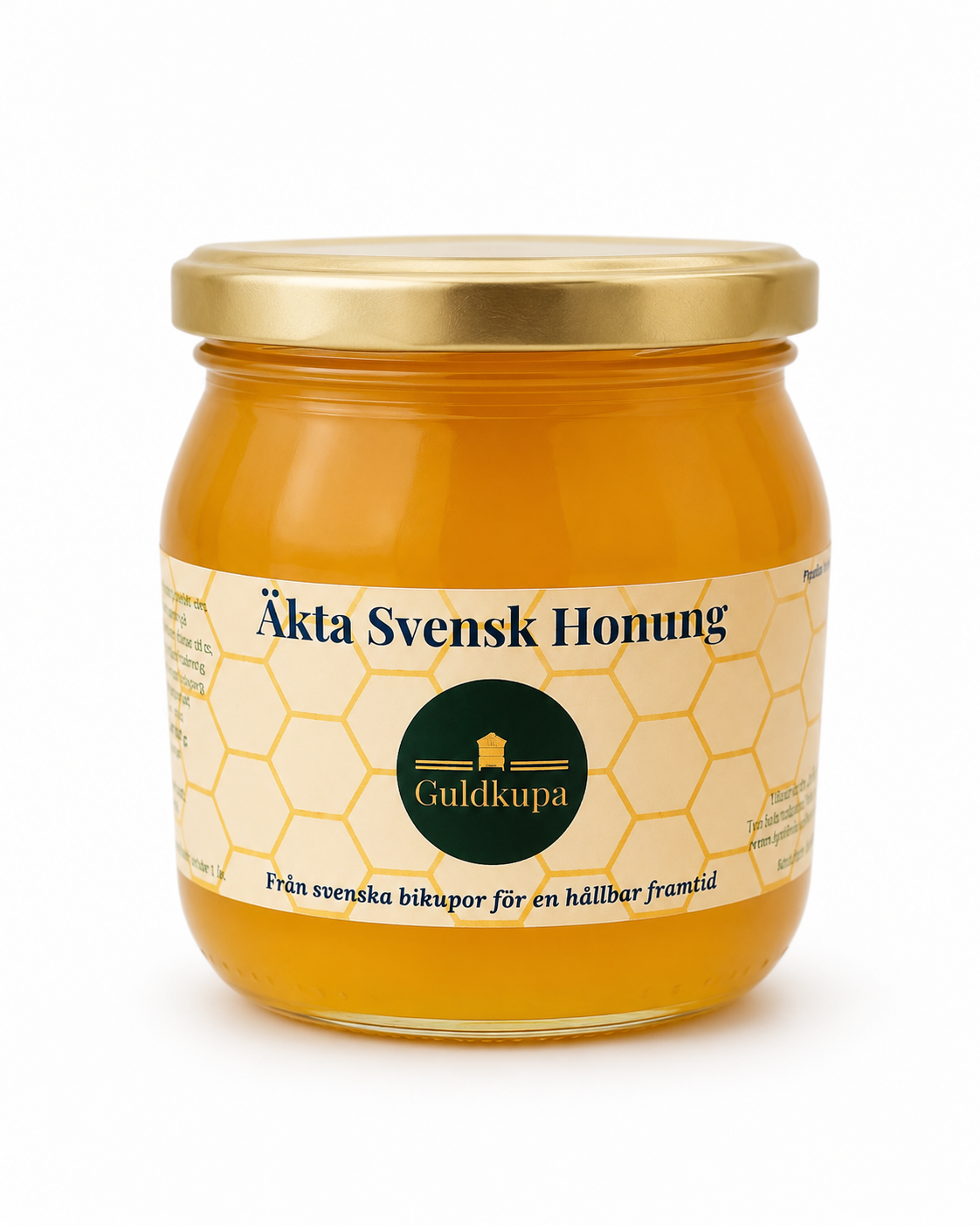 Burk med flytande honung